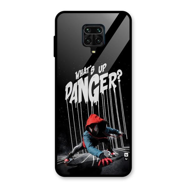 Danger Up Glass Back Case for Redmi Note 9 Pro Max