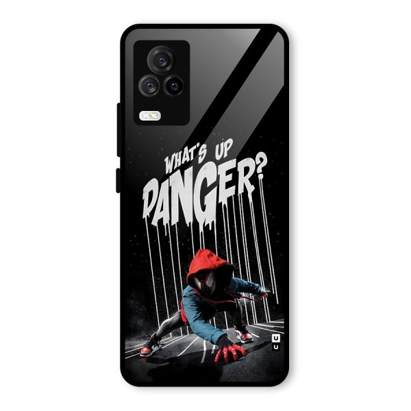 Danger Up Glass Back Case for Vivo iQOO 7 Legend 5G