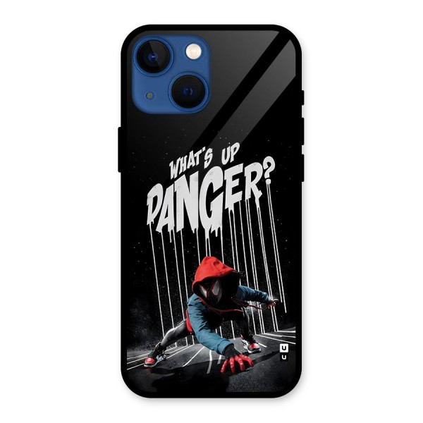 Danger Up Glass Back Case for iPhone 13 Mini