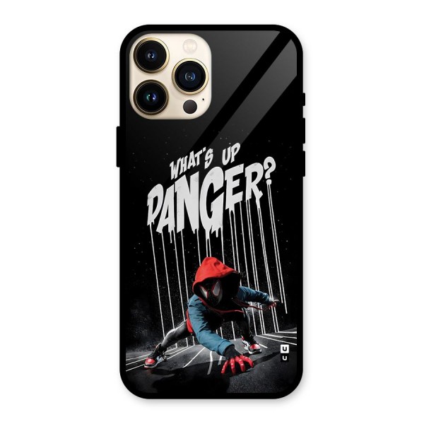 Danger Up Glass Back Case for iPhone 13 Pro Max