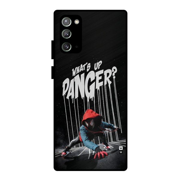 Danger Up Metal Back Case for Galaxy Note 20