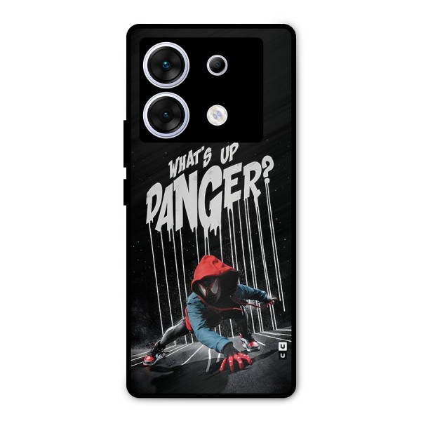 Danger Up Metal Back Case for Infinix Zero 30 5G