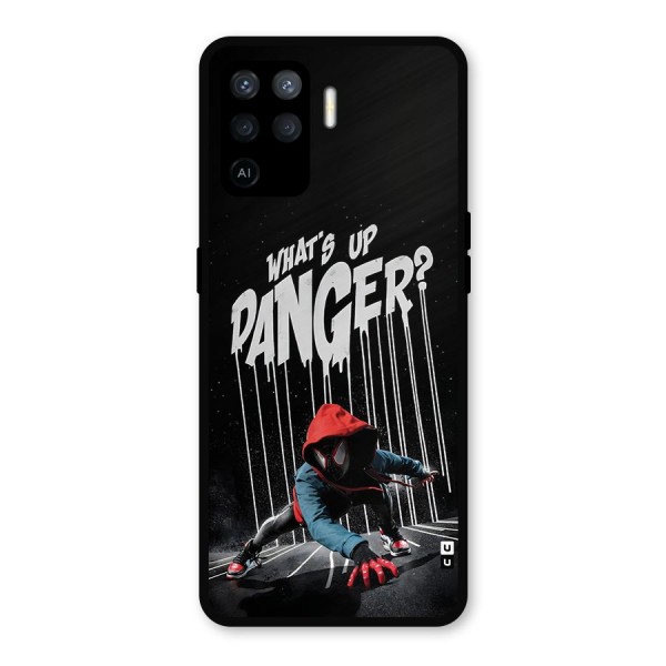 Danger Up Metal Back Case for Oppo F19 Pro