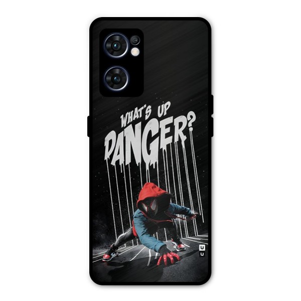 Danger Up Metal Back Case for Oppo Reno7 5G