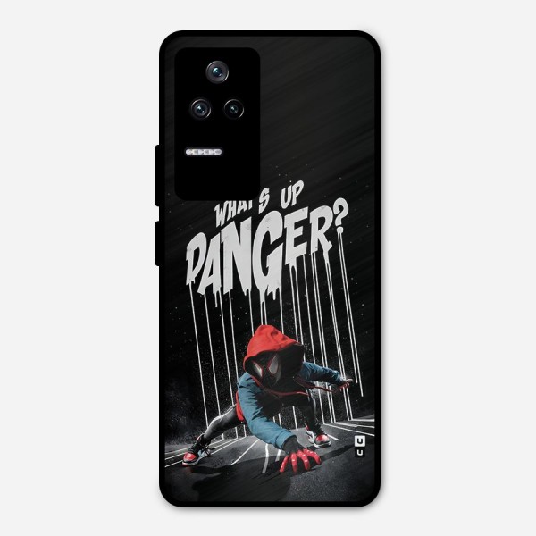 Danger Up Metal Back Case for Poco F4 5G