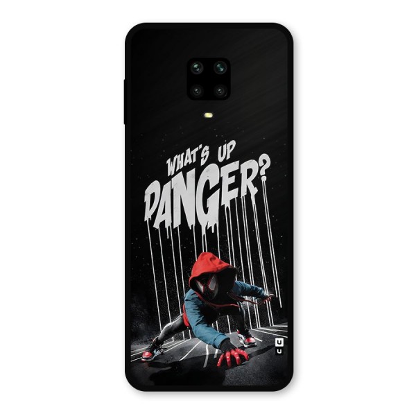 Danger Up Metal Back Case for Redmi Note 9 Pro Max