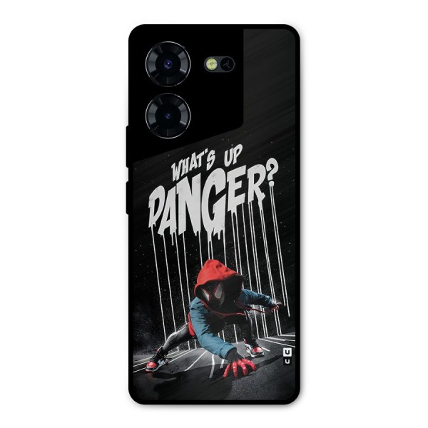 Danger Up Metal Back Case for Tecno Pova 5 Pro 5G
