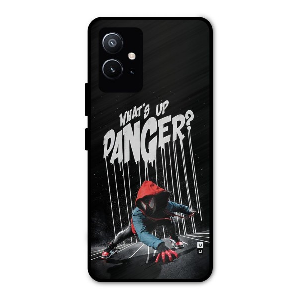 Danger Up Metal Back Case for Vivo T1 5G