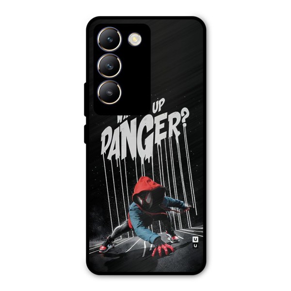 Danger Up Metal Back Case for Vivo Y200e
