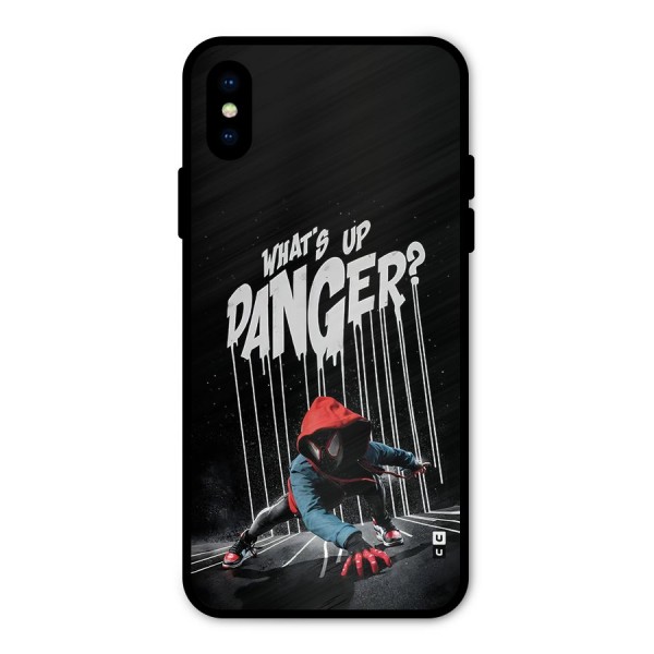 Danger Up Metal Back Case for iPhone XS