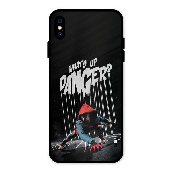 Danger Up Metal Back Case for iPhone XS Max
