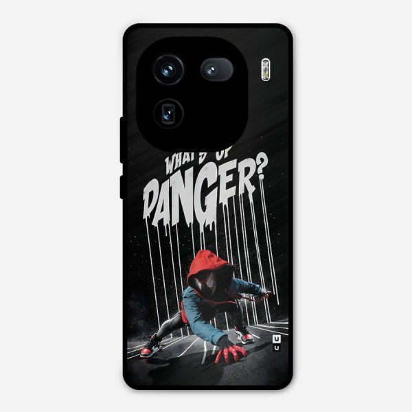 Danger Up Metal Back Case for iQOO 12