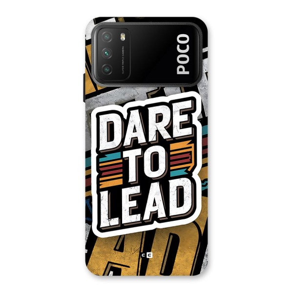 Dare To Lead Back Case for Poco M3