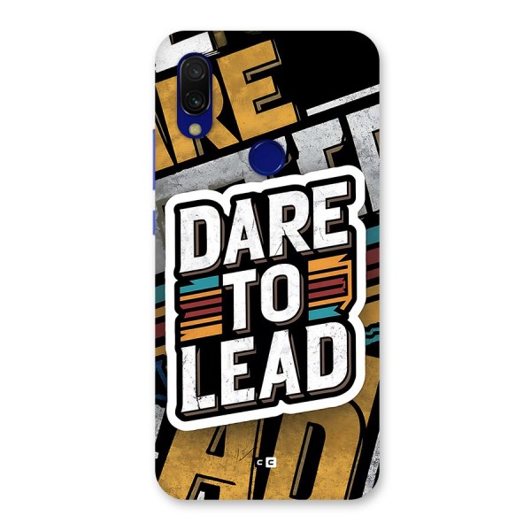 Dare To Lead Back Case for Redmi 7