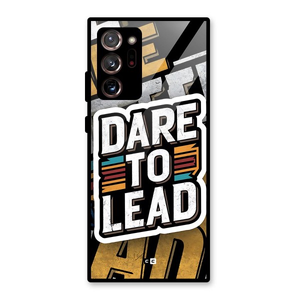 Dare To Lead Glass Back Case for Galaxy Note 20 Ultra
