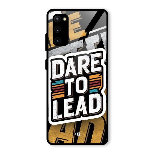Dare To Lead Glass Back Case for Galaxy S20 FE 5G