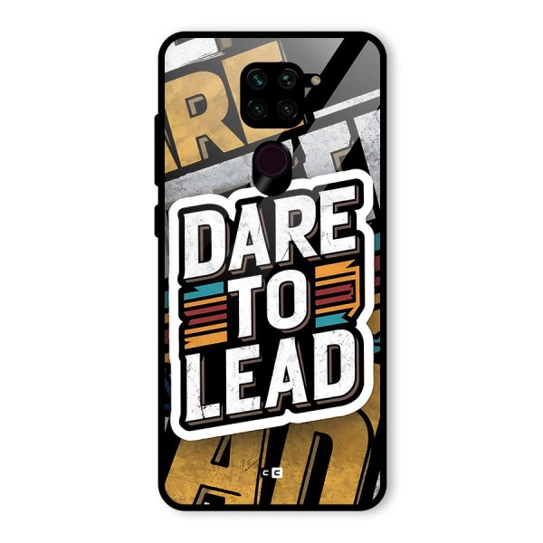 Dare To Lead Glass Back Case for Redmi Note 9