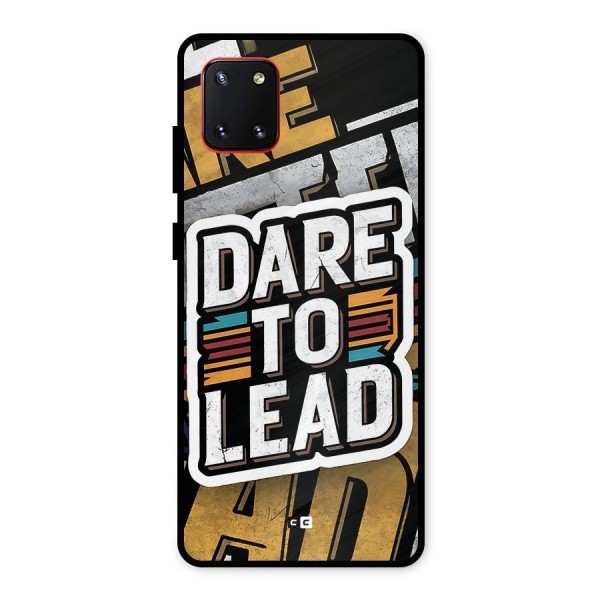 Dare To Lead Metal Back Case for Galaxy Note 10 Lite