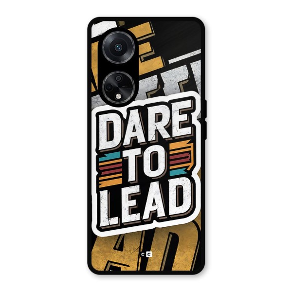 Dare To Lead Metal Back Case for Oppo F23