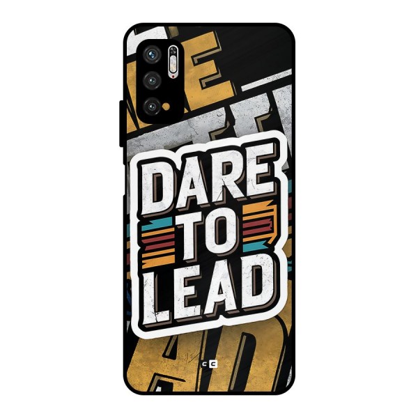 Dare To Lead Metal Back Case for Poco M3 Pro 5G