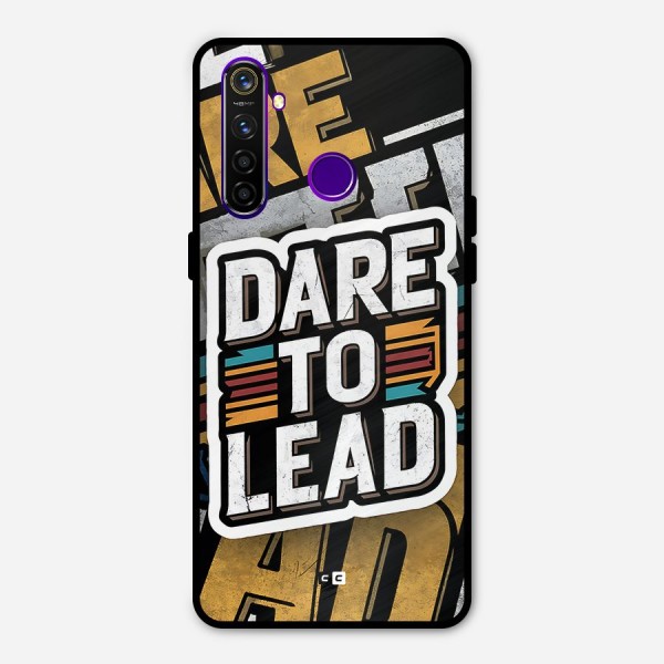 Dare To Lead Metal Back Case for Realme 5 Pro