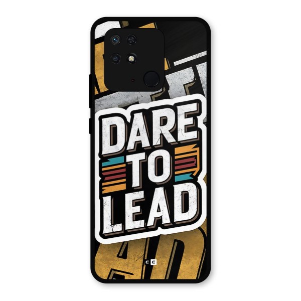 Dare To Lead Metal Back Case for Redmi 10 Power