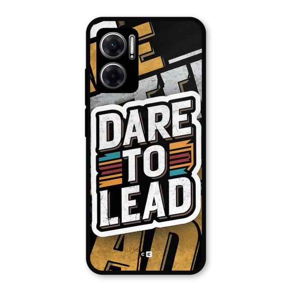Dare To Lead Metal Back Case for Redmi 11 Prime 5G