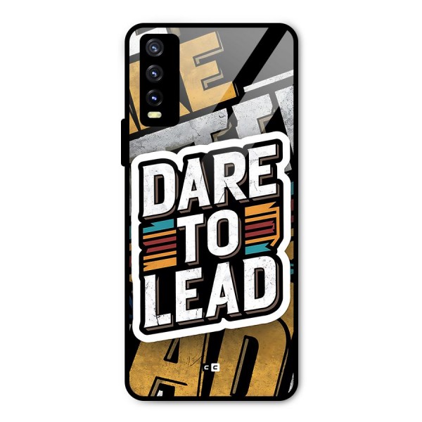 Dare To Lead Metal Back Case for Vivo Y20i