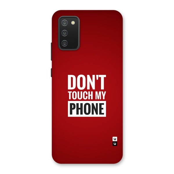 Dare To Touch Back Case for Galaxy M02s