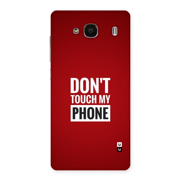 Dare To Touch Back Case for Redmi 2s