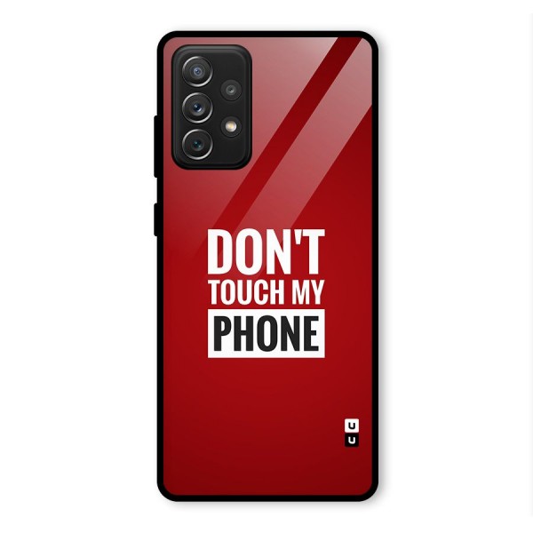 Dare To Touch Glass Back Case for Galaxy A72