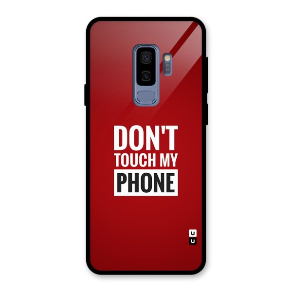 Dare To Touch Glass Back Case for Galaxy S9 Plus