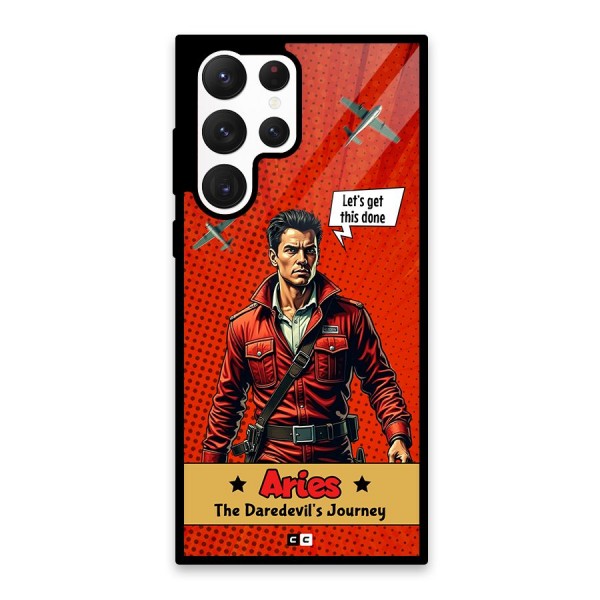 Daredevil Aries Glass Back Case for Galaxy S22 Ultra 5G