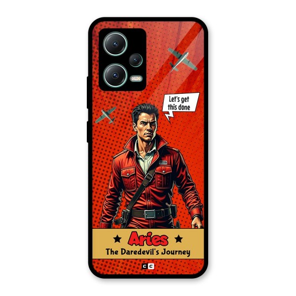 Daredevil Aries Glass Back Case for Poco X5