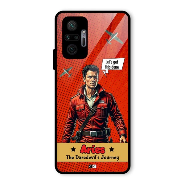 Daredevil Aries Glass Back Case for Redmi Note 10 Pro Max