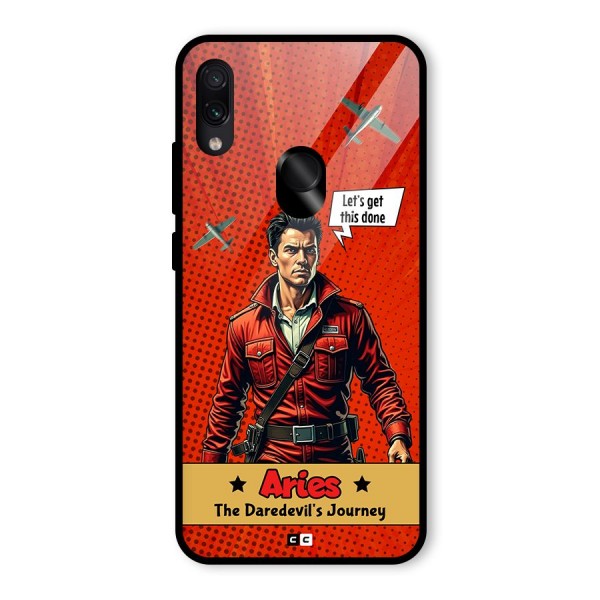 Daredevil Aries Glass Back Case for Redmi Note 7S