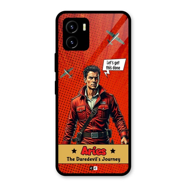 Daredevil Aries Glass Back Case for Vivo Y15s
