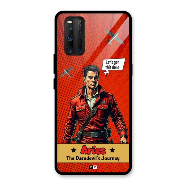 Daredevil Aries Glass Back Case for Vivo iQOO 3