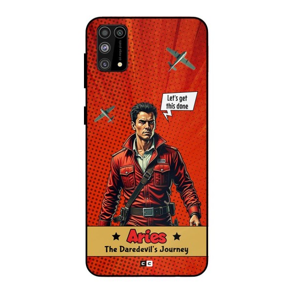 Daredevil Aries Metal Back Case for Galaxy M31