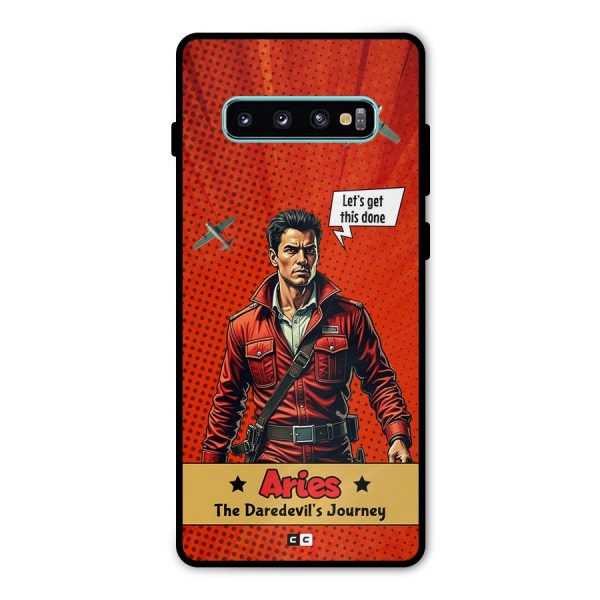 Daredevil Aries Metal Back Case for Galaxy S10 Plus