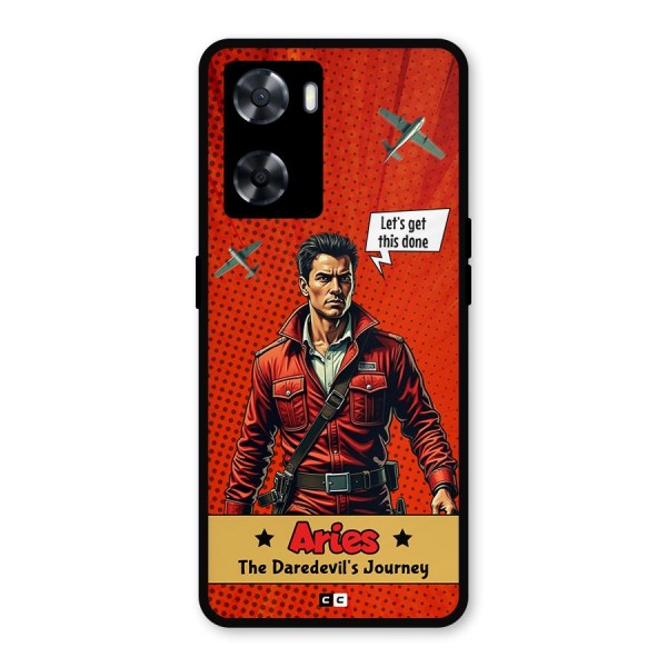 Daredevil Aries Metal Back Case for Oppo A57 2022
