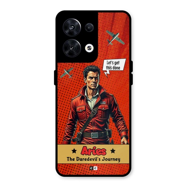 Daredevil Aries Metal Back Case for Oppo Reno8 5G