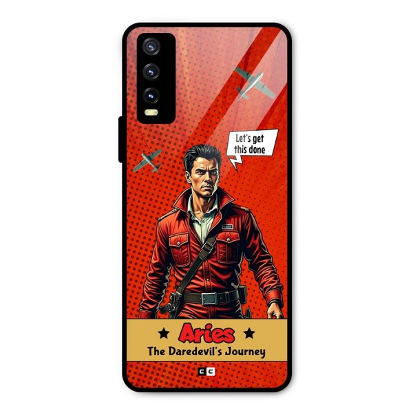 Daredevil Aries Metal Back Case for Vivo Y20t