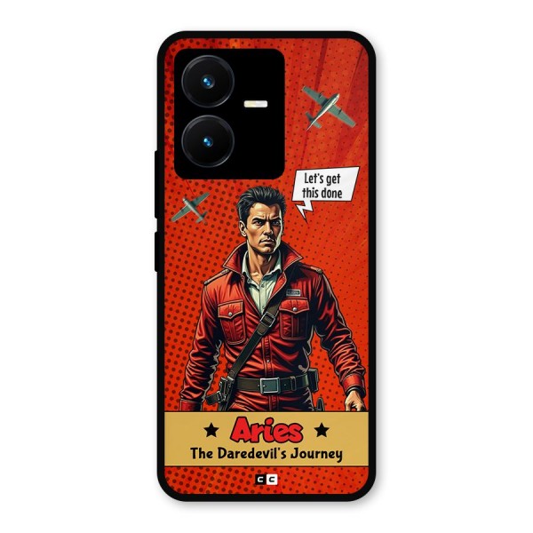 Daredevil Aries Metal Back Case for Vivo Y22