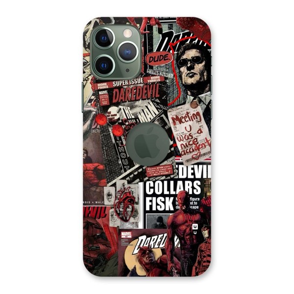 Daredevil Story Back Case for iPhone 11 Pro Logo Cut