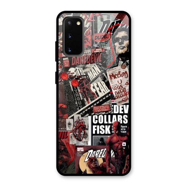 Daredevil Story Glass Back Case for Galaxy S20