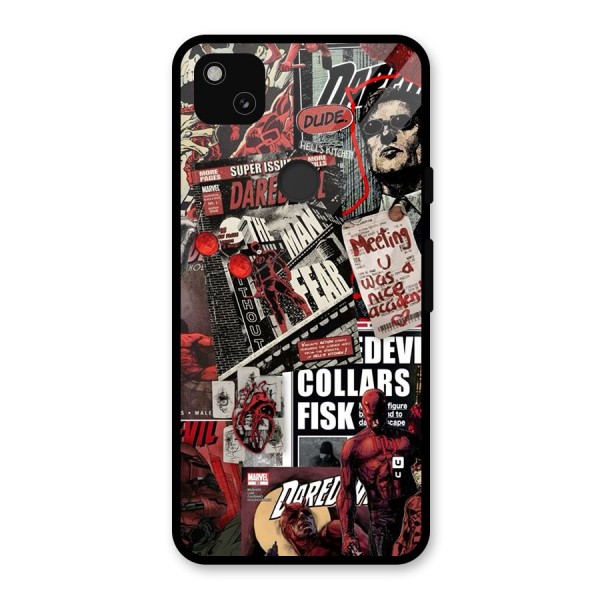 Daredevil Story Glass Back Case for Google Pixel 4a