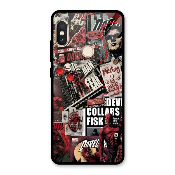 Daredevil Story Glass Back Case for Redmi Note 5 Pro