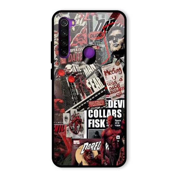 Daredevil Story Glass Back Case for Redmi Note 8