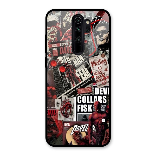 Daredevil Story Glass Back Case for Redmi Note 8 Pro